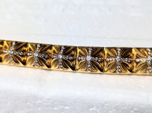 CHROME HEARTS クロムハーツ ピラミッドスタッズ ブレスレット CHROME HEARTS クロムハーツ ピラミッドスタッズ ブレスレット