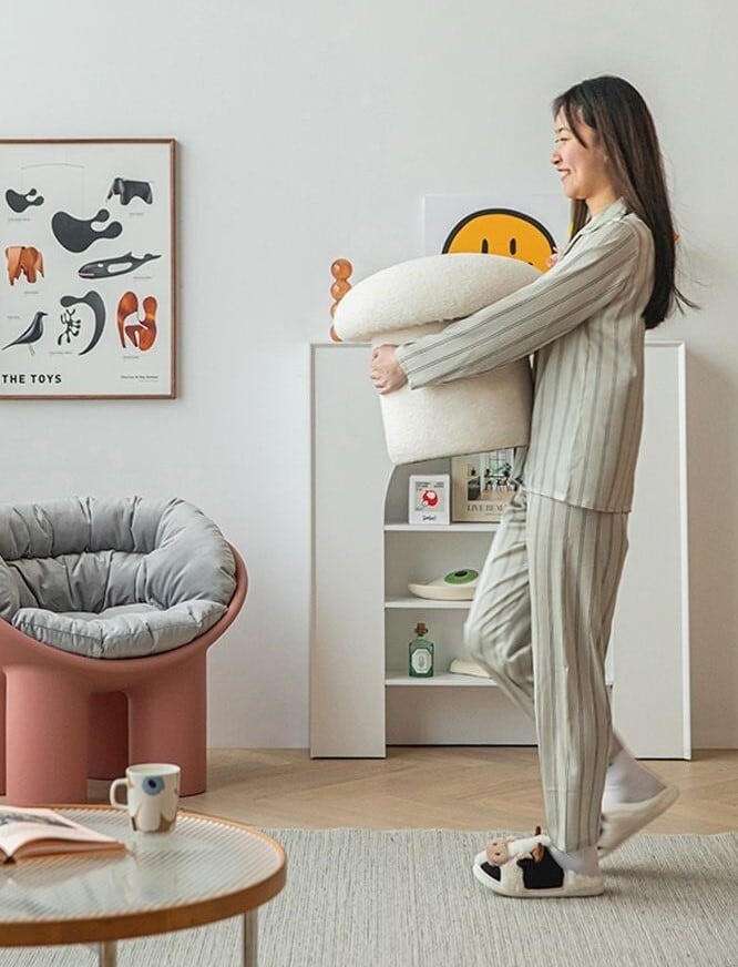 スツール マッシュルーム型 もこもこ 椅子 リビングルーム おしゃれ