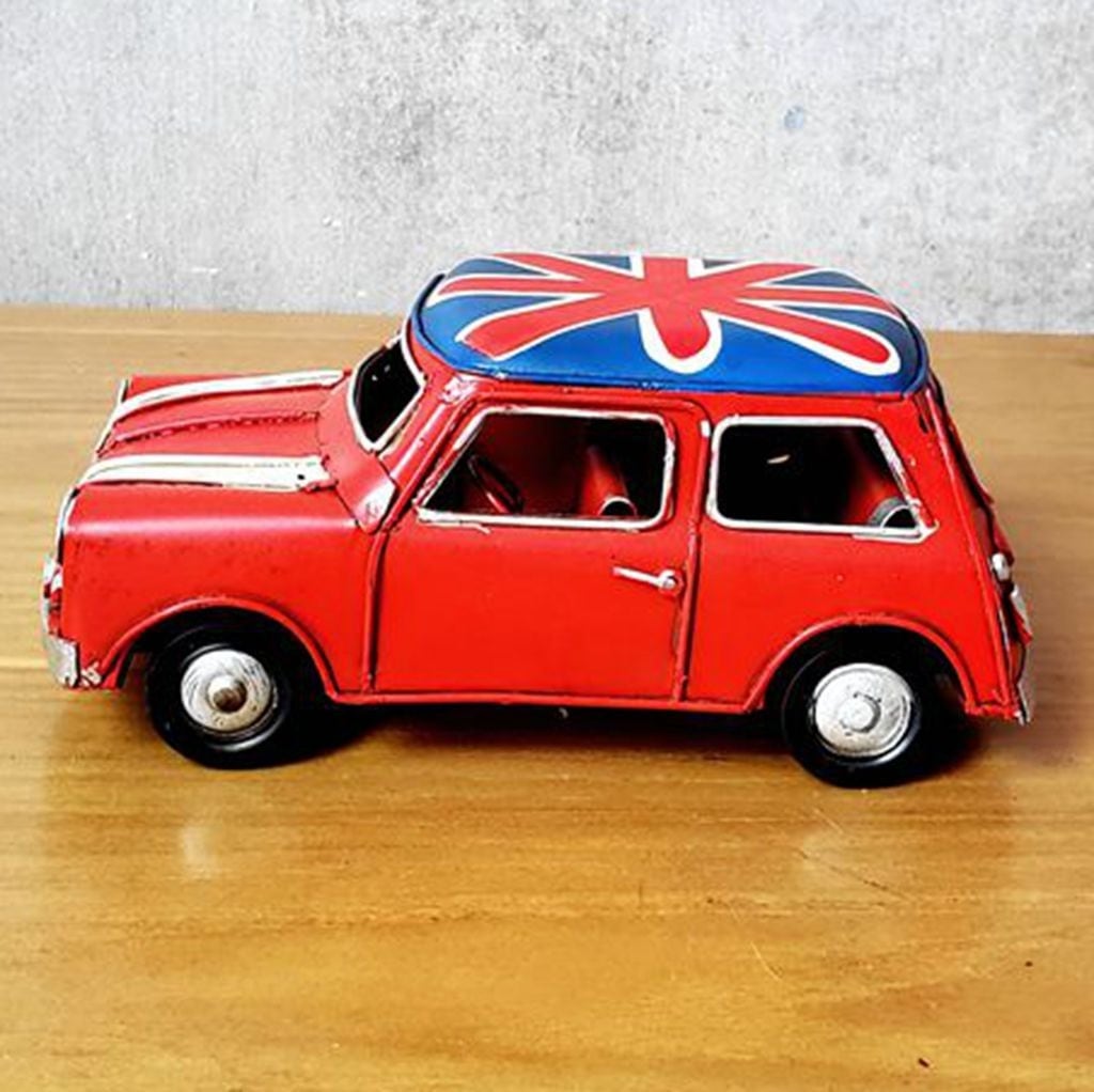MINI 置き物 ミニクーパー 海外モノ ローバー BMW ブリキ玩具 メタル ミニ Mini ドイツ BMW 小型車 BMC クラシック