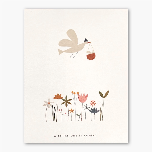 【SALE】 グリーティングカード "BIRDIE IN BASKET" / 【SALE】Greeting Card "BIRDIE IN BASKET"