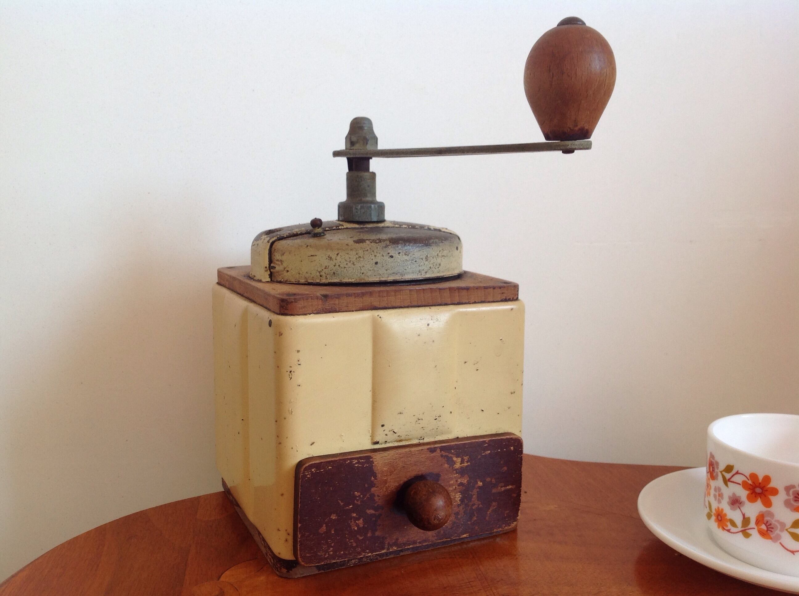 アンティーク　プジョーコーヒミルセット フランス プジョー社 アンティークコーヒーミルEX 青2 | フレンチ雑貨