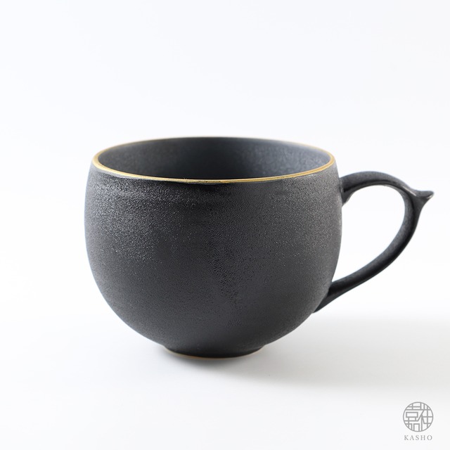 艶黒-tsuyaguro-｜スープカップ｜黒｜φ9.5cm×高さ7.8cm