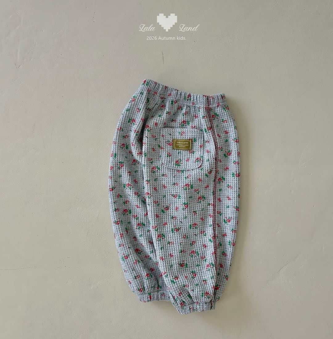 送料無料【予約】/ kids クロッフルジョガーパンツ /lalaland