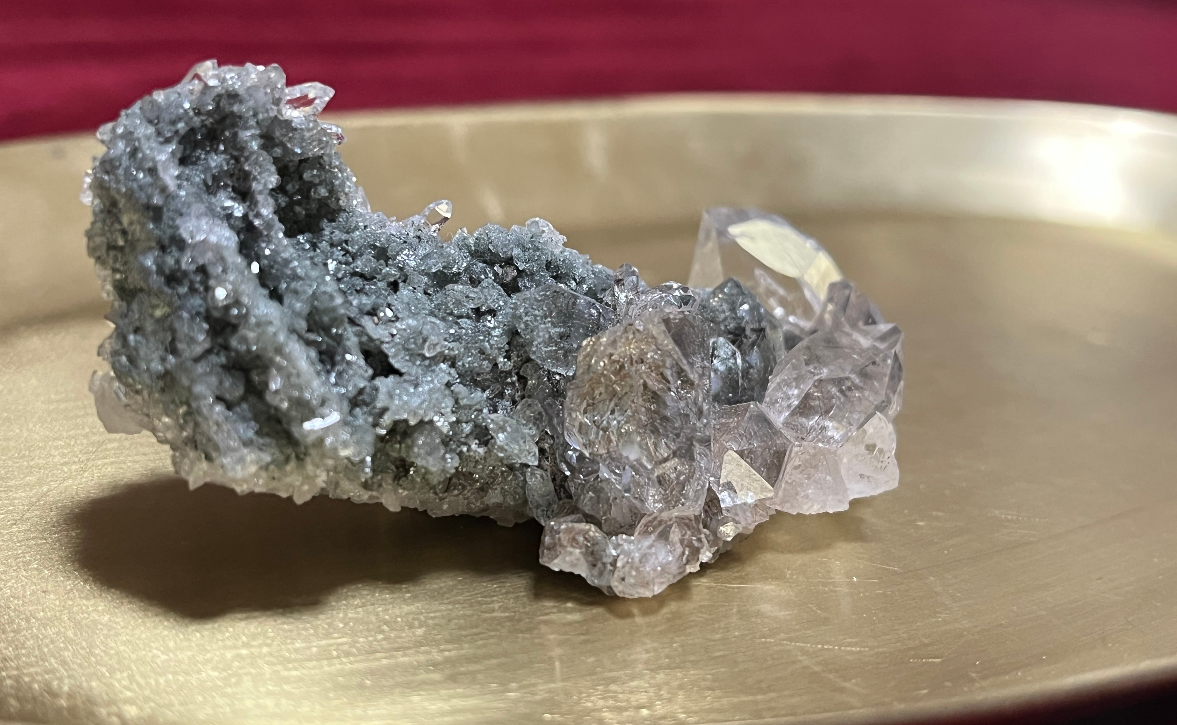 高品質 高品質 ヒマラヤ水晶クラスター 46g 原石 天然石 鉱物 標本 クォーツ 置物