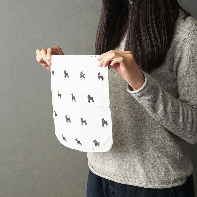 tete a tete やわらかガーゼハンカチ ヤギ | Zakka so-la