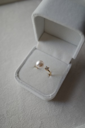 soft drop pearl ring
