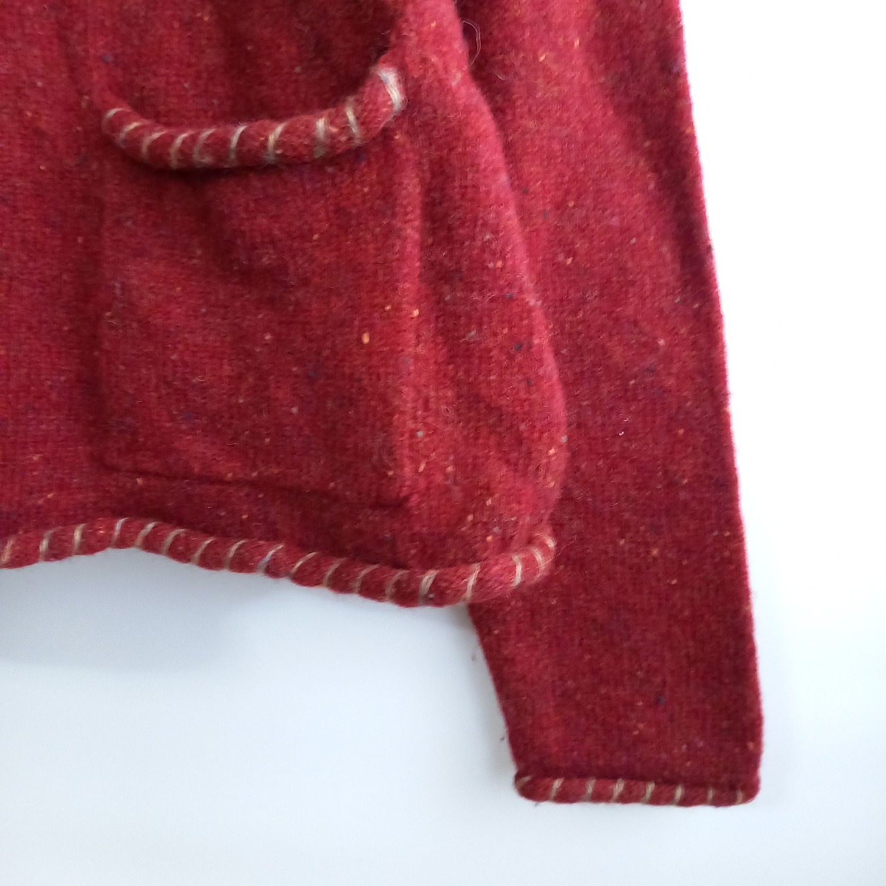 ウールリッチ　プルオーバー　ウールセーター　ルビー　M