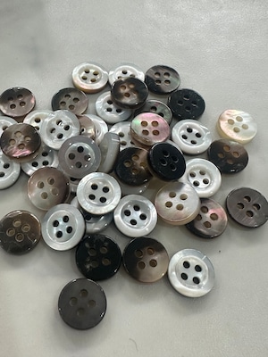 【単体購入不可商品】jn425 11.5mm 黒蝶貝シェルボタン