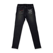 CASTELBAJAC カステルバジャック イージー ブラックデニム パンツ ボトムス 42 /レディース