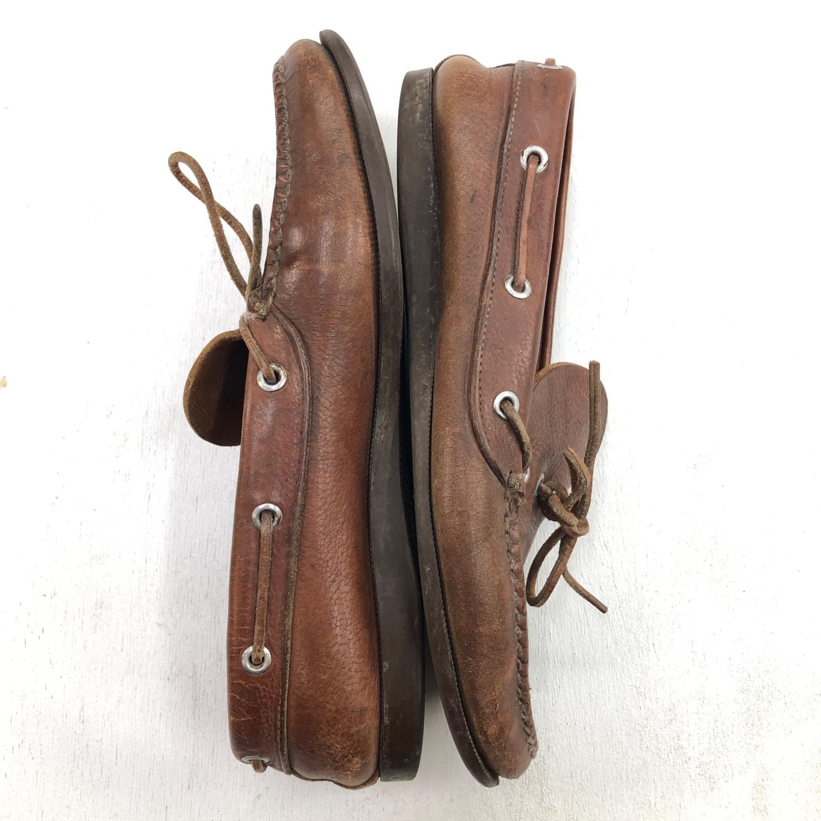L.L.BEAN エルエルビーン 80- 90年代 あたり レザー モカシン デッキ