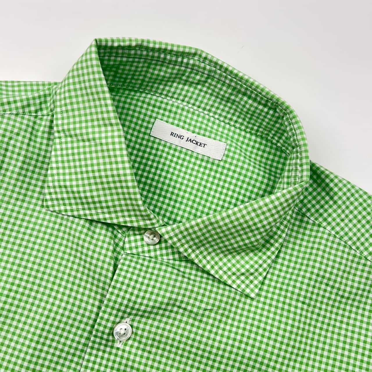 RING JACKET リングヂャケット ギンガムチェック 長袖シャツ /グリーン メンズ 02