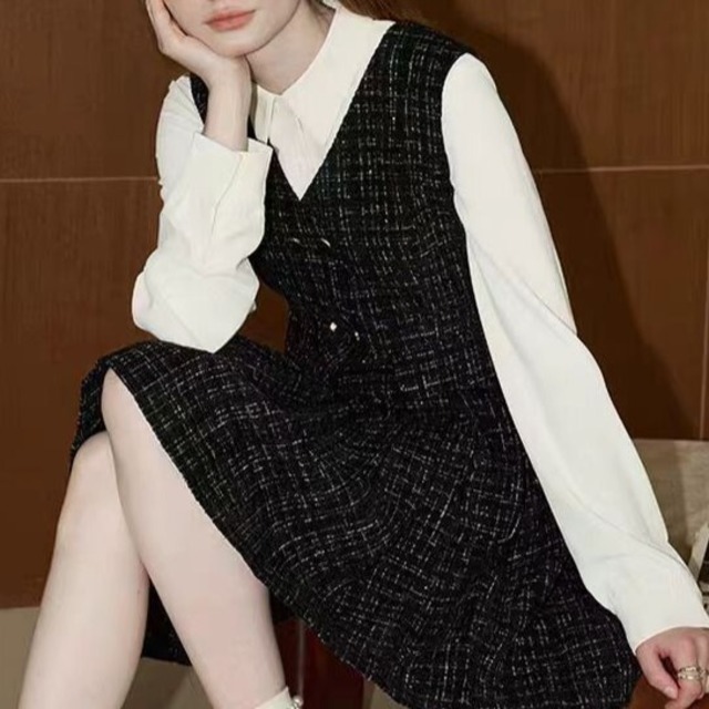 Tweed Layered Set