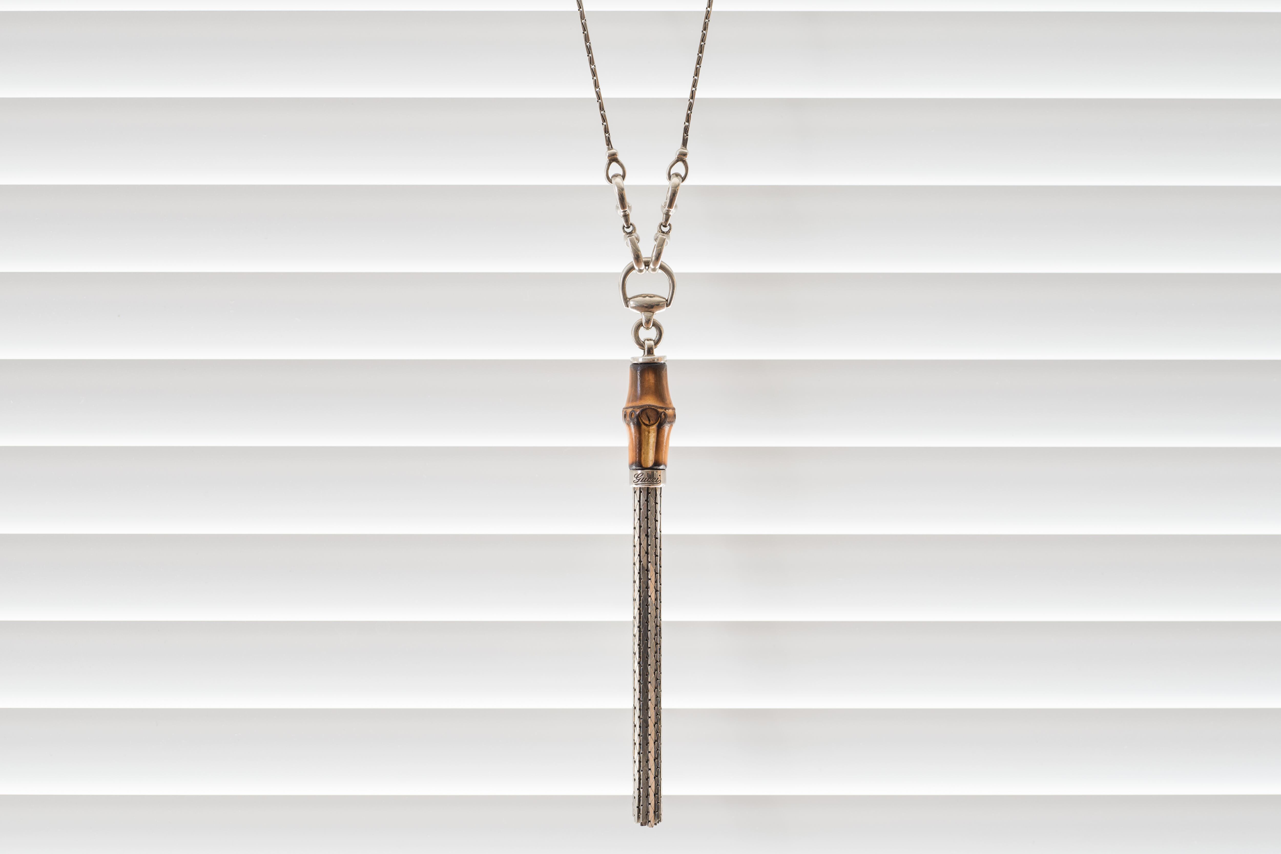 Tassel Bamboo Necklace - Gucci