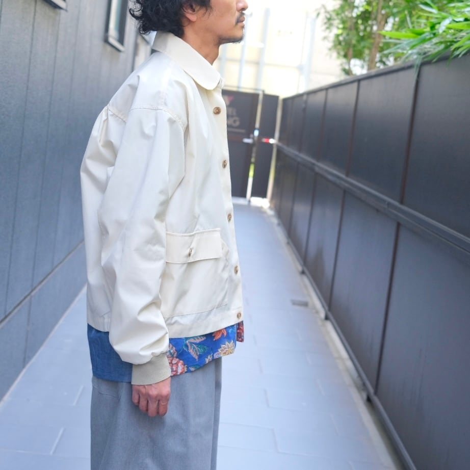 KENNETH FIELD(ケネスフィールド) /DRIVING JACKET 65/35 -OFF WHITE