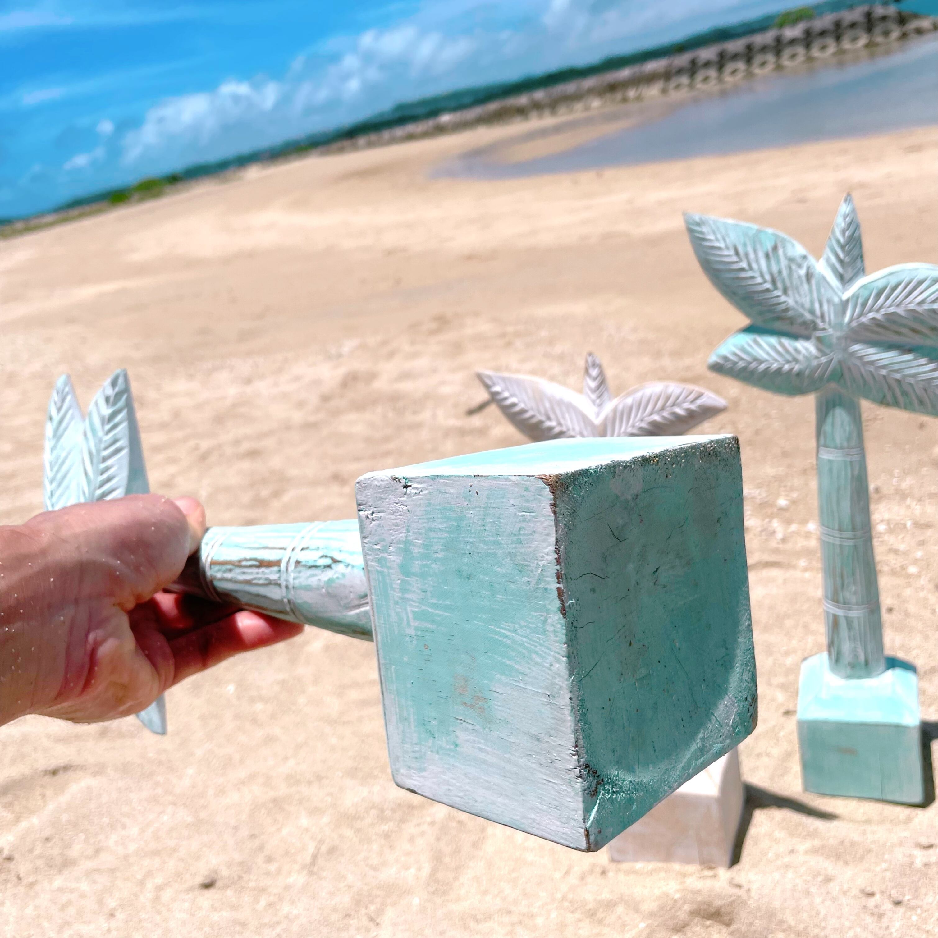 木彫りのヤシの木 Lサイズ | のざき民芸