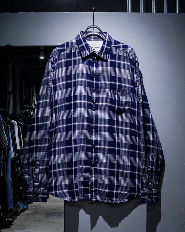 【add (C) vintage】"DIESEL" Checkered Total Pattern L/S Shirt