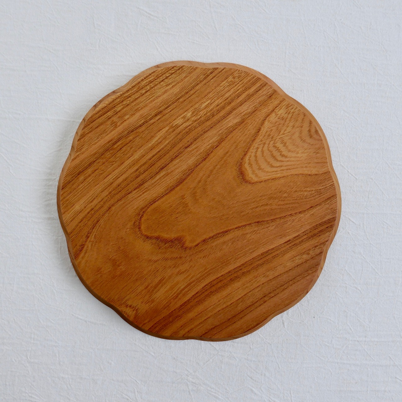 四十沢木材工芸 KITO 輪花盆(りんかぼん)・中 【写真の商品をお届けします】MRNKA-4