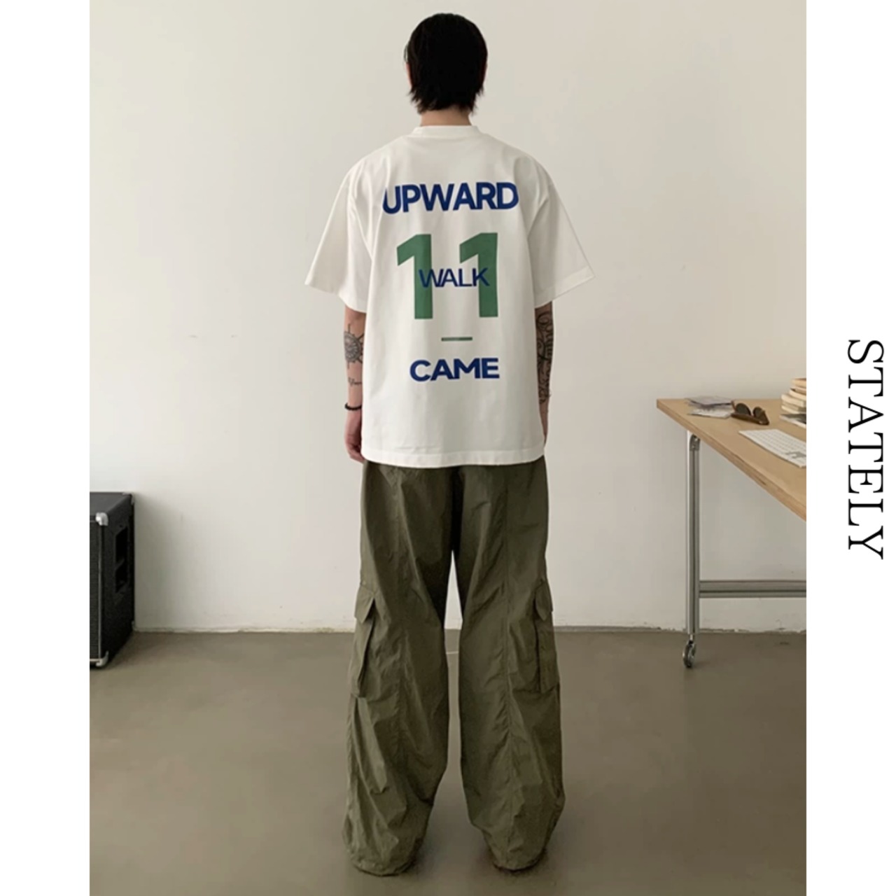 Upward Walk グラフィックTee/2color_T137・画像4