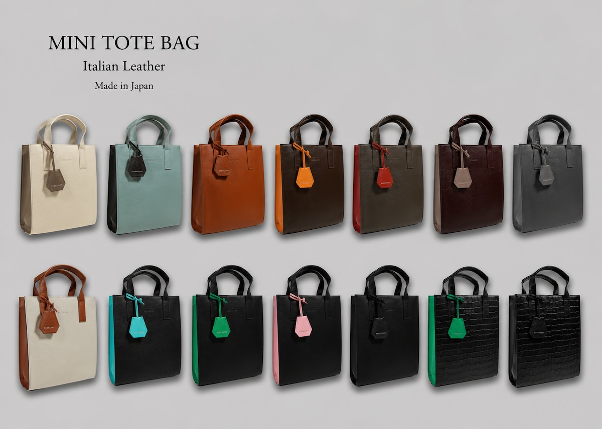 人気No.1】Italian Leather Mini Totebag【イタリア・マストロット社製