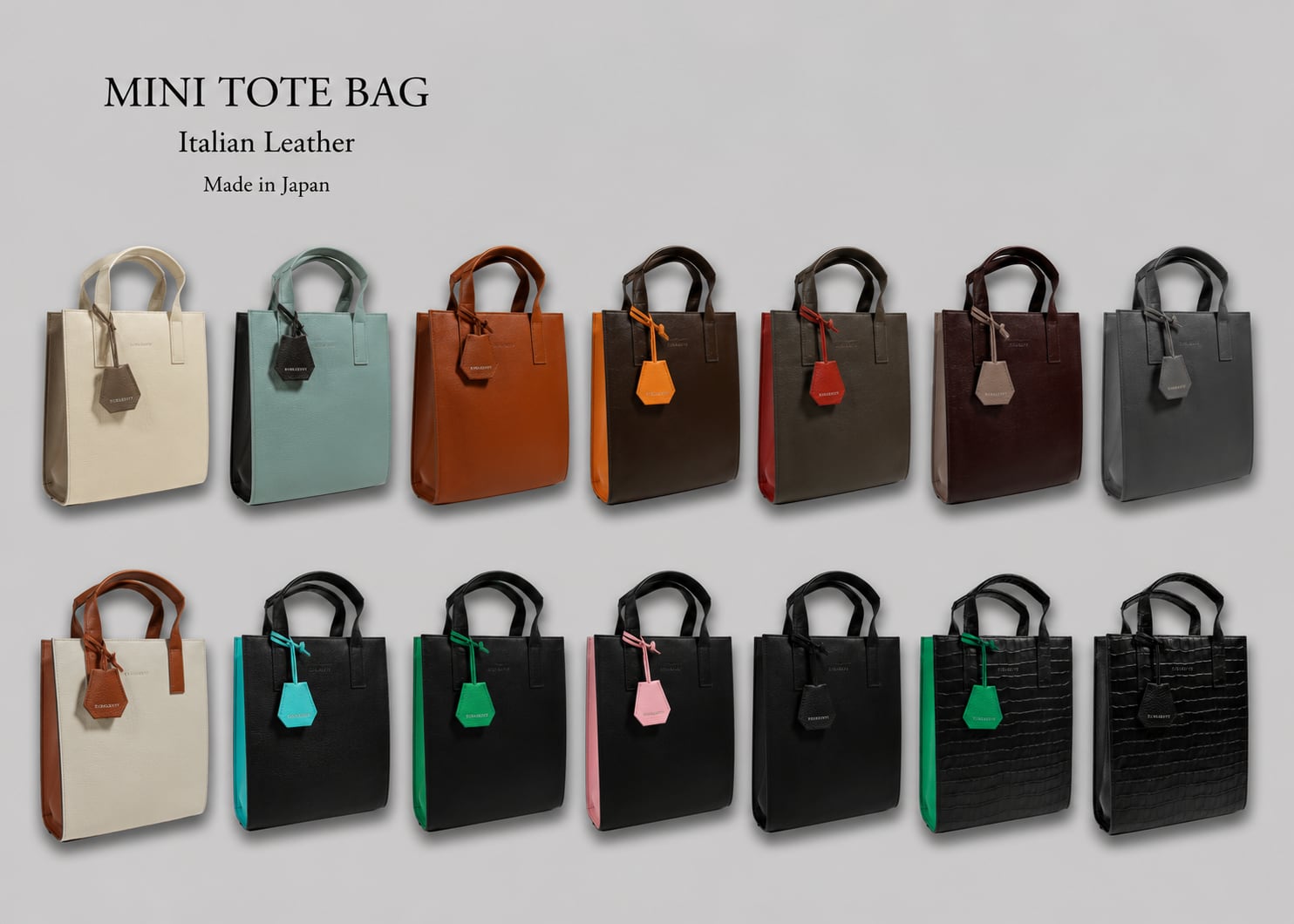 人気No.1】Italian Leather Mini Totebag【イタリア・マストロット社製