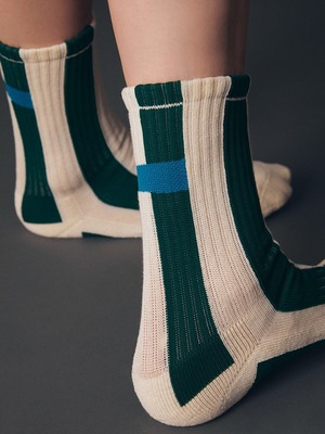 FAKUI / stripe line sports socks  FK-153