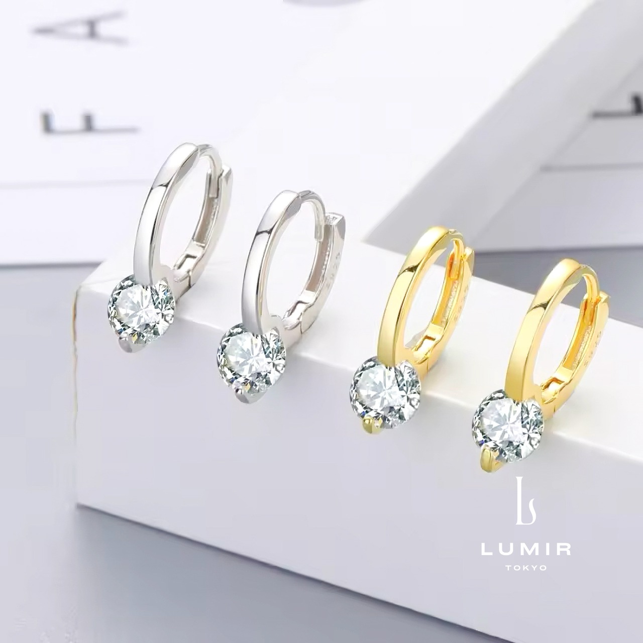 リュクスドロップフープピアス