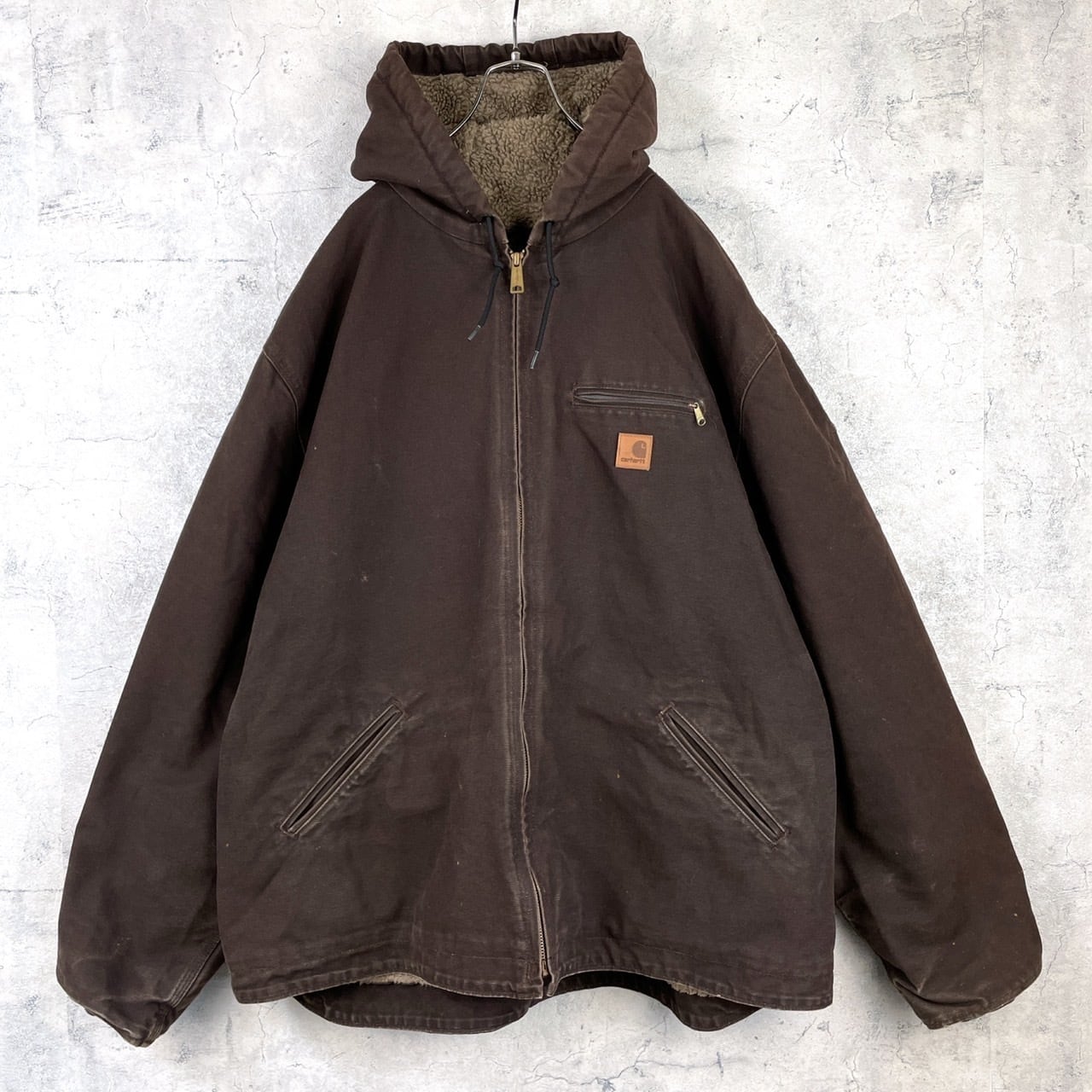 カーハート アクティブジャケット 裏フリース ダックパーカー Carhartt