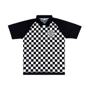 【MEN】ポロシャツ　CHECKER BLAC（送料無料）