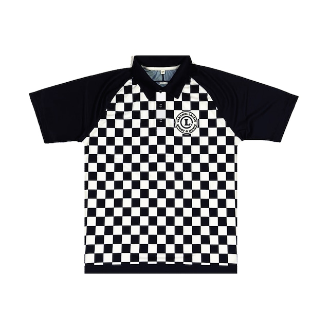 【MEN】ポロシャツ CHECKER BLAC(送料無料)