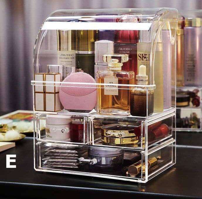 小物入れ コスメ収納 たまご型 3段の引き出し 透明の蓋 かわいい おしゃれ 6b4c1aaabb3520283bf45fff14c2a2