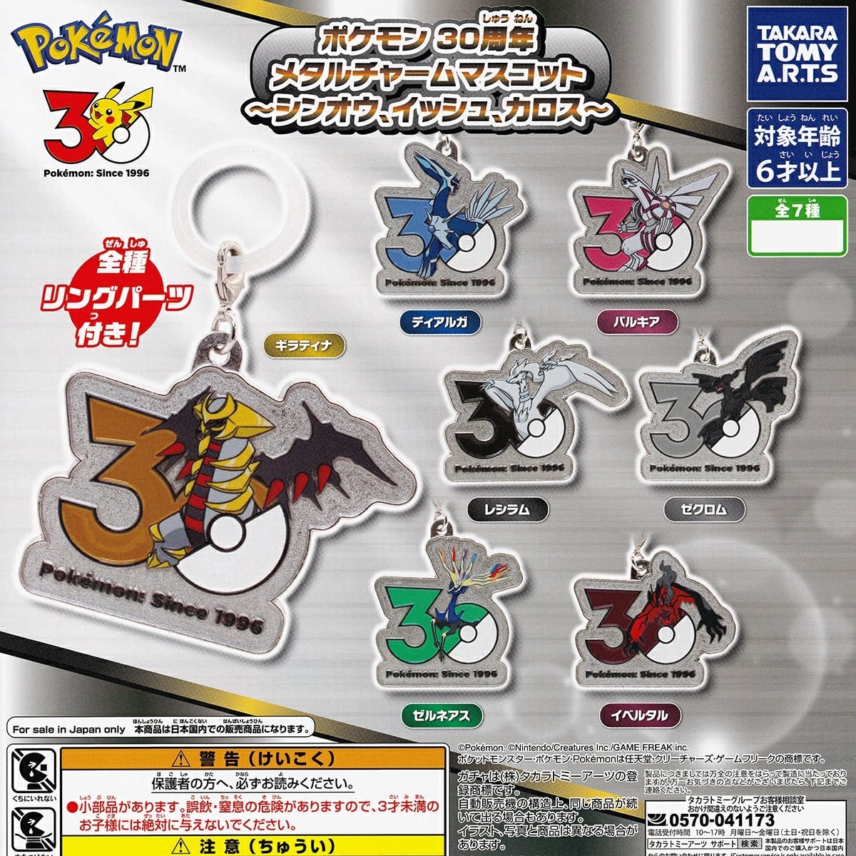 フルコンプ】 ポケモン 30周年 メタルチャームマスコット ～シンオウ