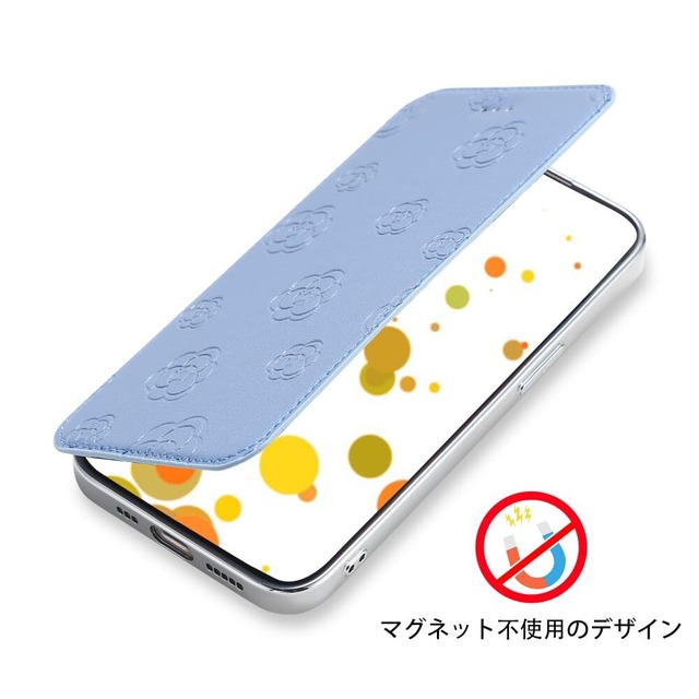 アイフォン14 スマホケース 手帳型 クリア ワイヤレス対応 かわいい マグネットなし 花柄 透明バック 6.1インチ対応 2022モデル カード収納 鏡付き エンボス工芸 iphone14 手帳ケース 機能 薄型ケース 軽量ケース 真珠タッセル付き 女性手帳型ケース アイフォン14 手帳型スマホケース おしゃれ 耐衝撃 スモークブルー
