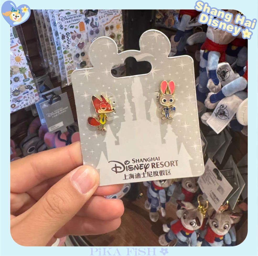 上海】ニック ニックの母 ズートピア ぬいぐるみ 上海ディズニー