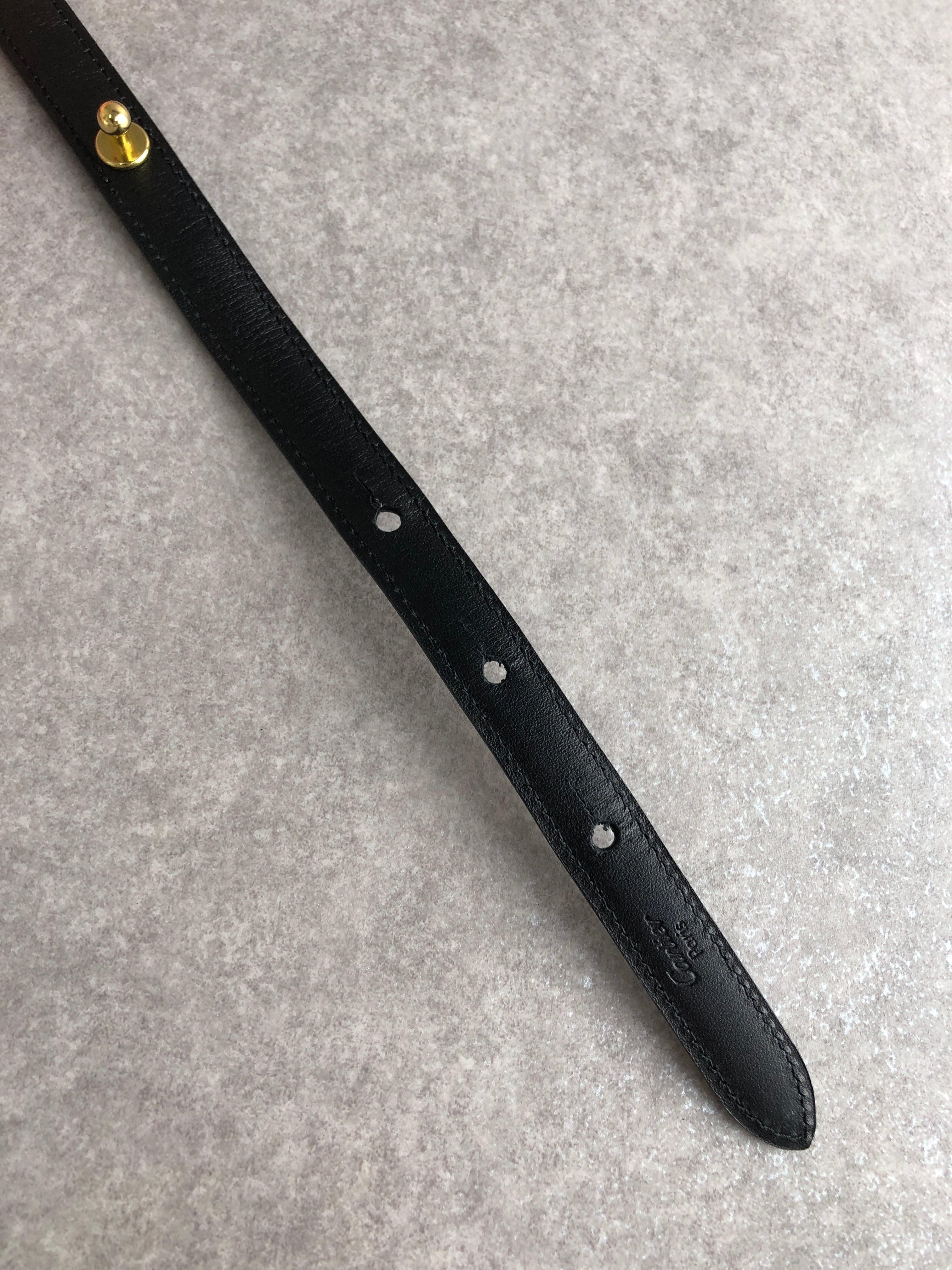 Cartier カルティエ パンテール ドゥ カルティエ ベルト ブラック