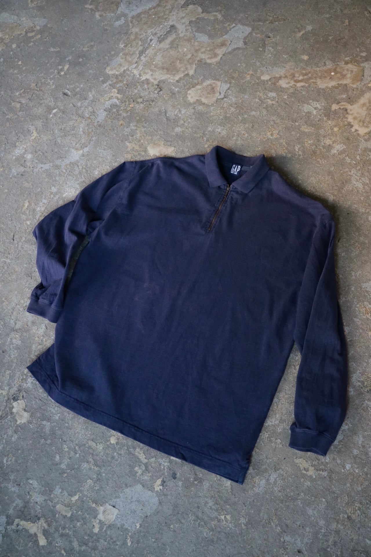 Vintage half zip long sleeve shirt | Cary powered by BASE