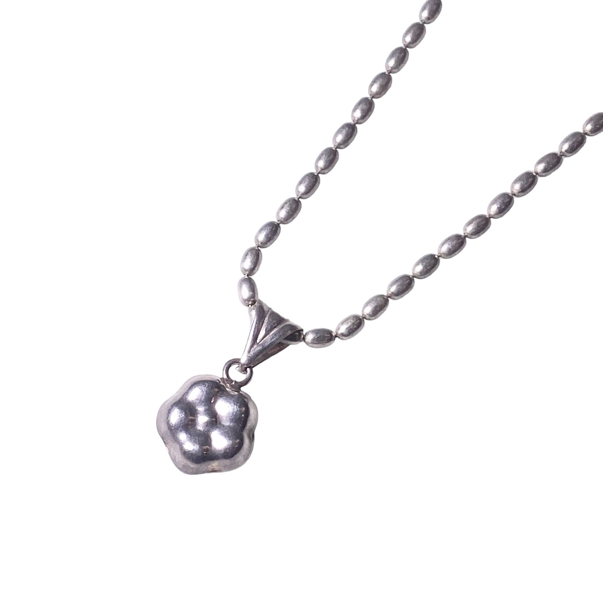 vintage Italian silver pendant necklace “Plum Blossom” NOIR ONLINE