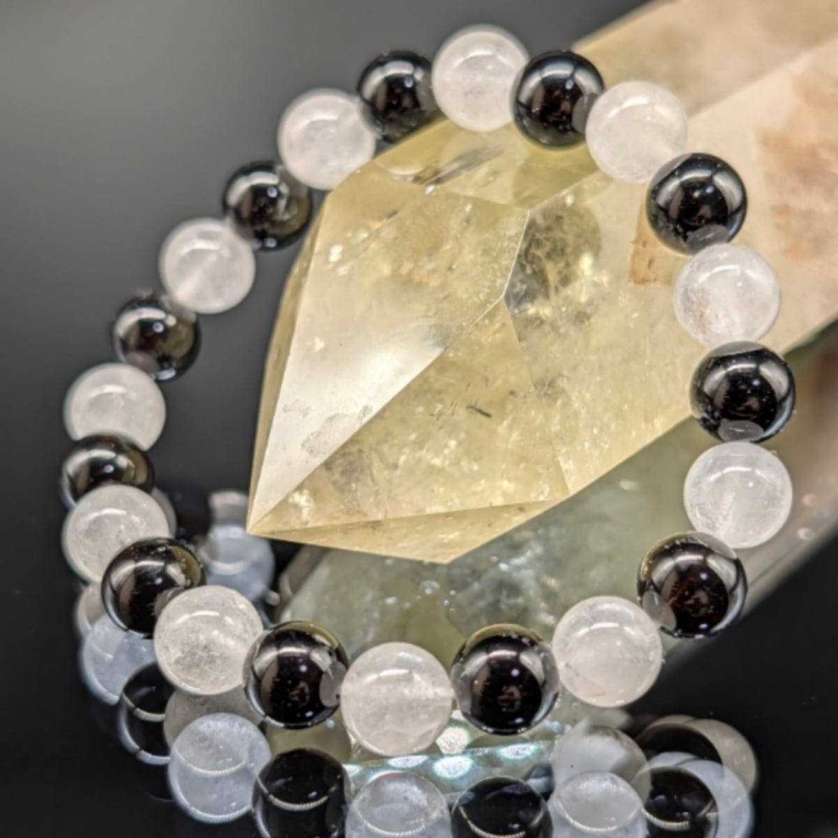 パワーストーン】ルチルクォーツ ファントムシトリン(黄水晶) モリオン