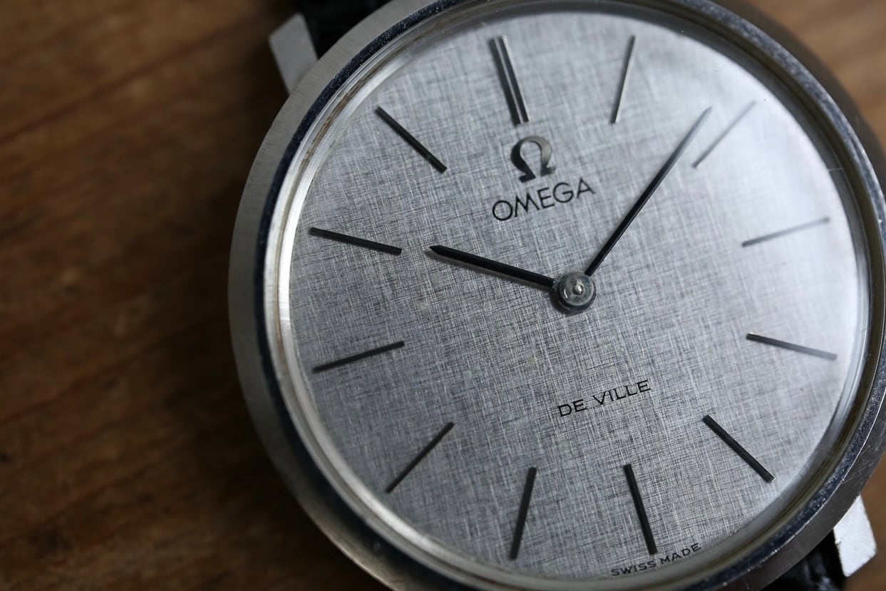 OMEGA】 1972年製 デヴィル ラウンド バーインデックス リネンダイヤル