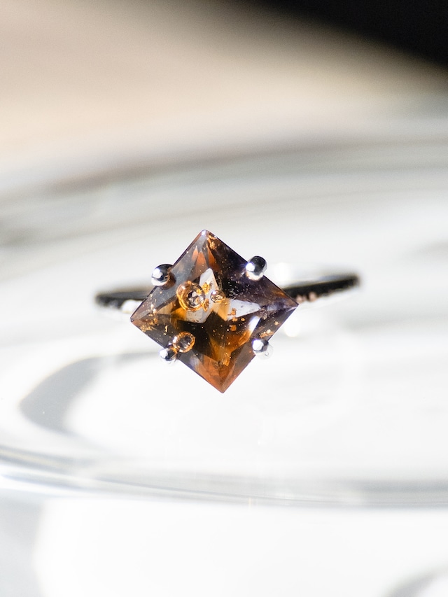 glass jewelry ring #56【規格外品】