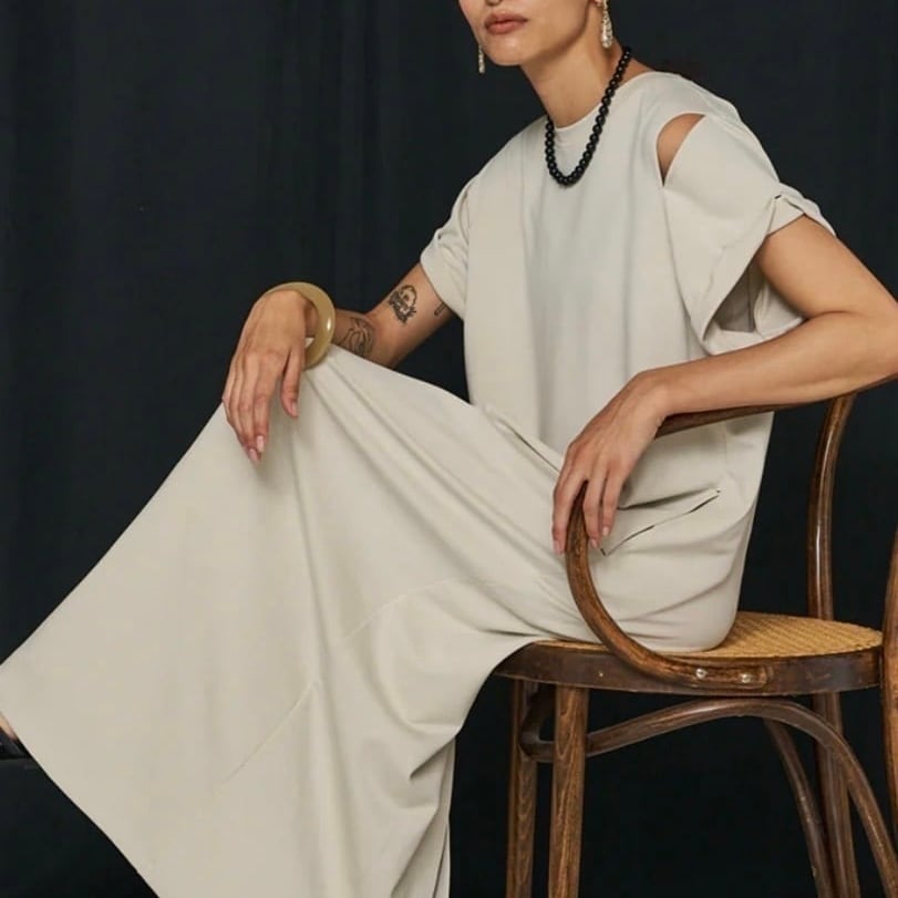 YENN アイレットTEEドレス YENN 】 EYELETS TEE DRESS | valance 福井｜レディース セレクト