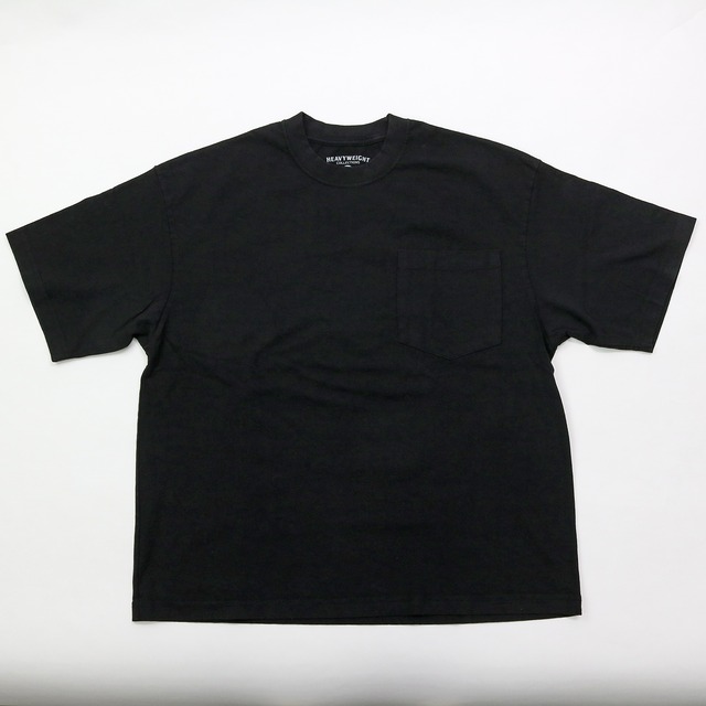 HP400 HEAVYWEIGHT CLASSIC-FIT S/S POCKET T SHIRT / Black