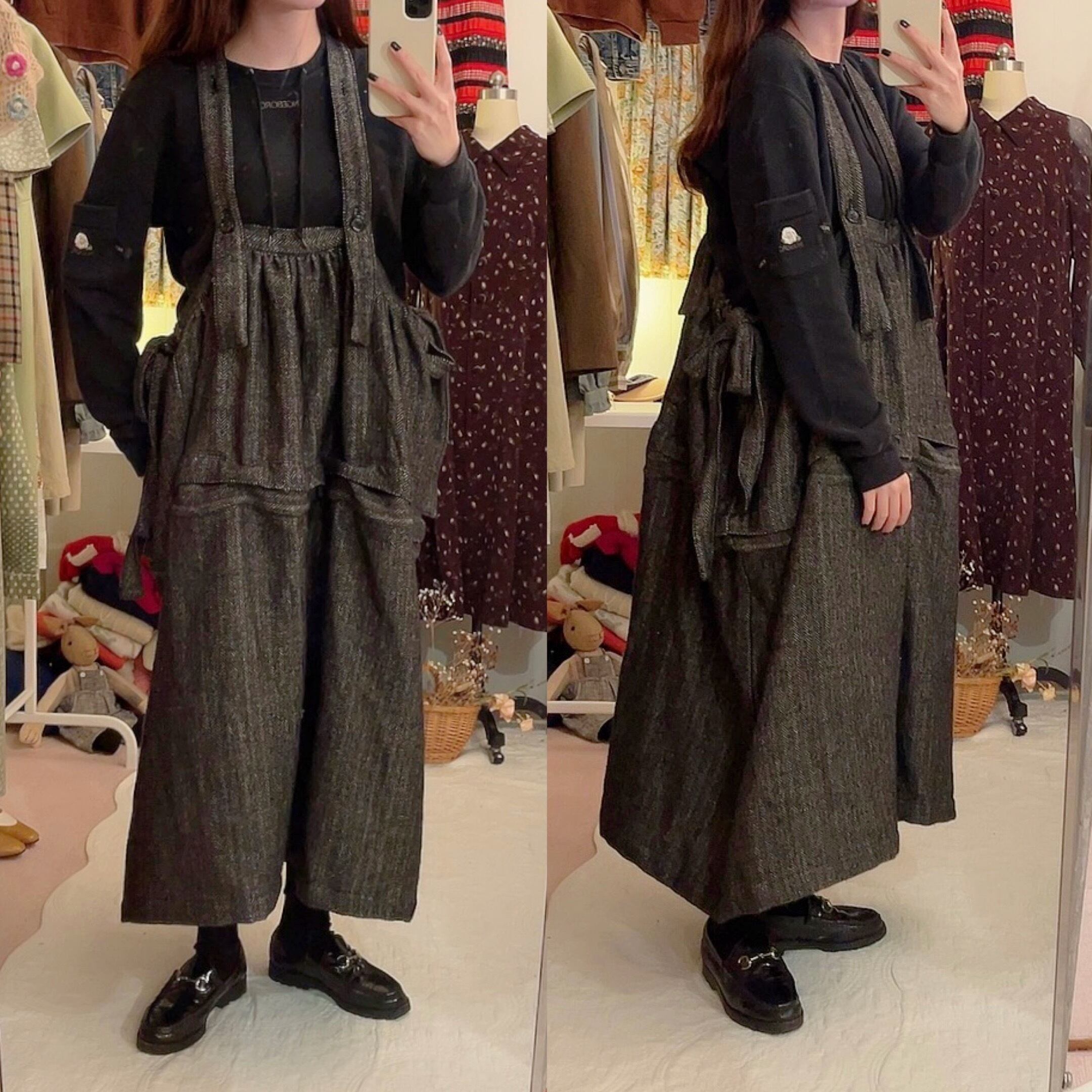 original / eight legs suspender skirt 1.