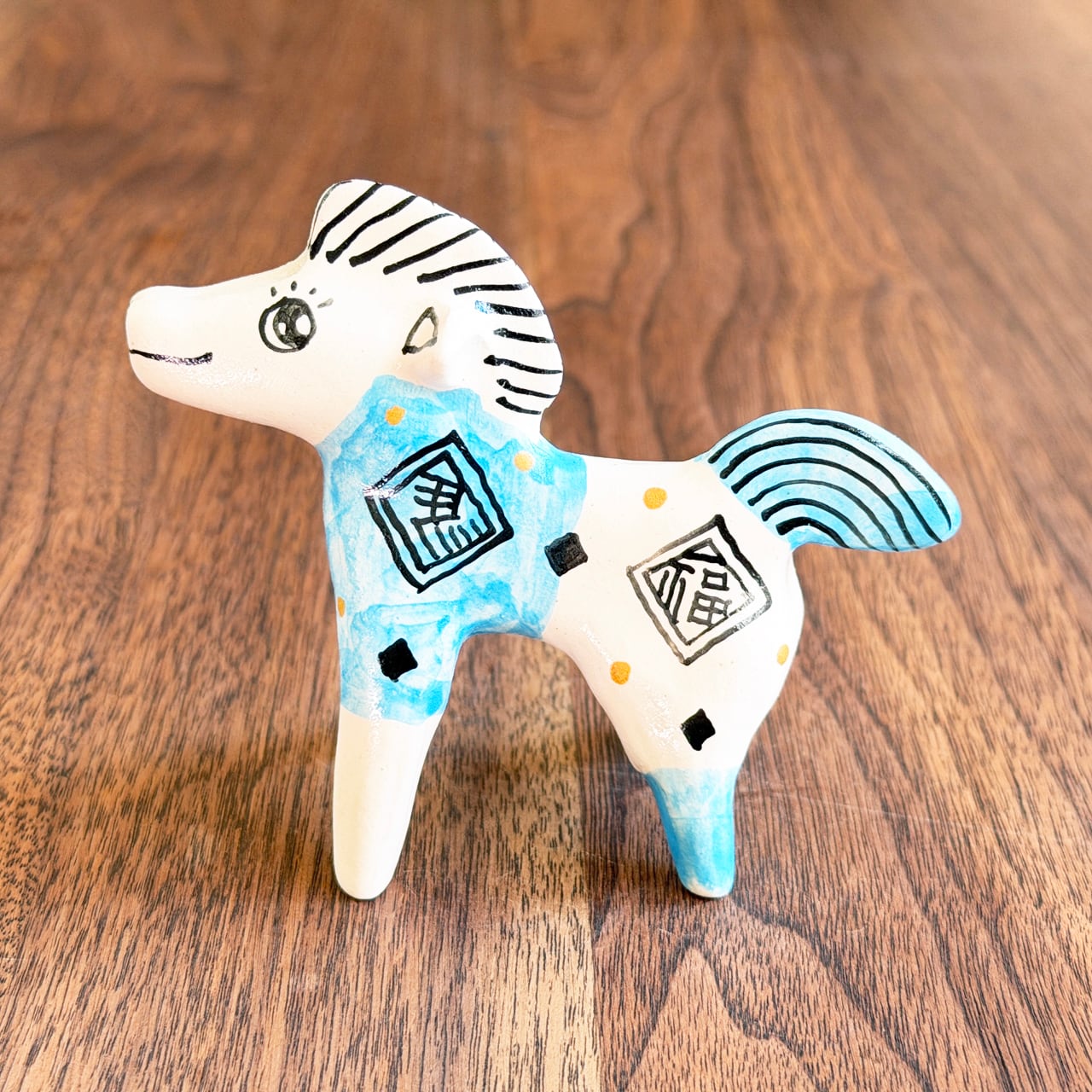 山口祥治 干支フィギュア 午(ウマ)「ウマジャロウ UJ-177」 工房:喜鶴製陶(有田焼)