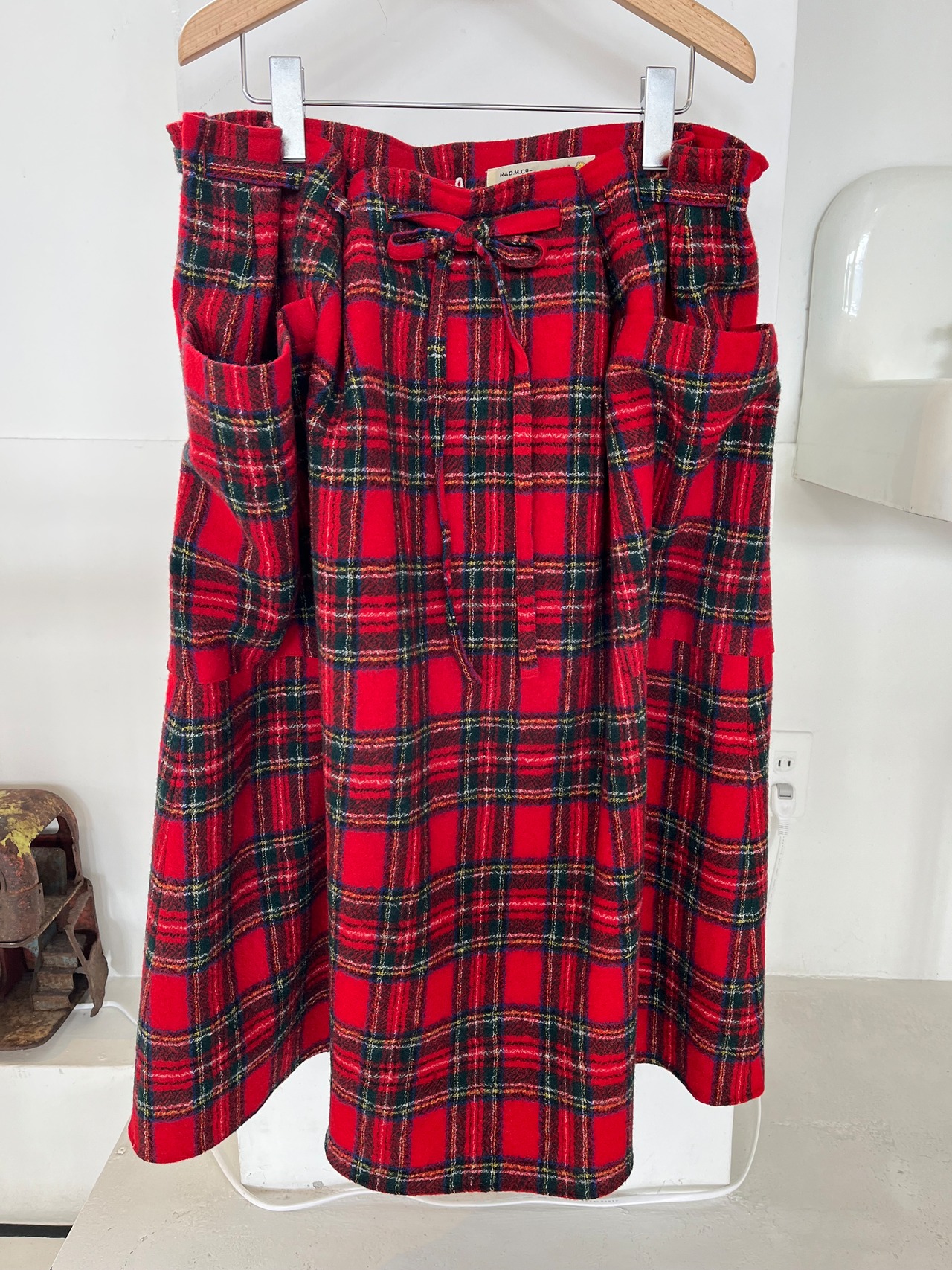 Chock String 6534 WOOL TARTAN CHECK STRING SK | THE DEARGROUND
