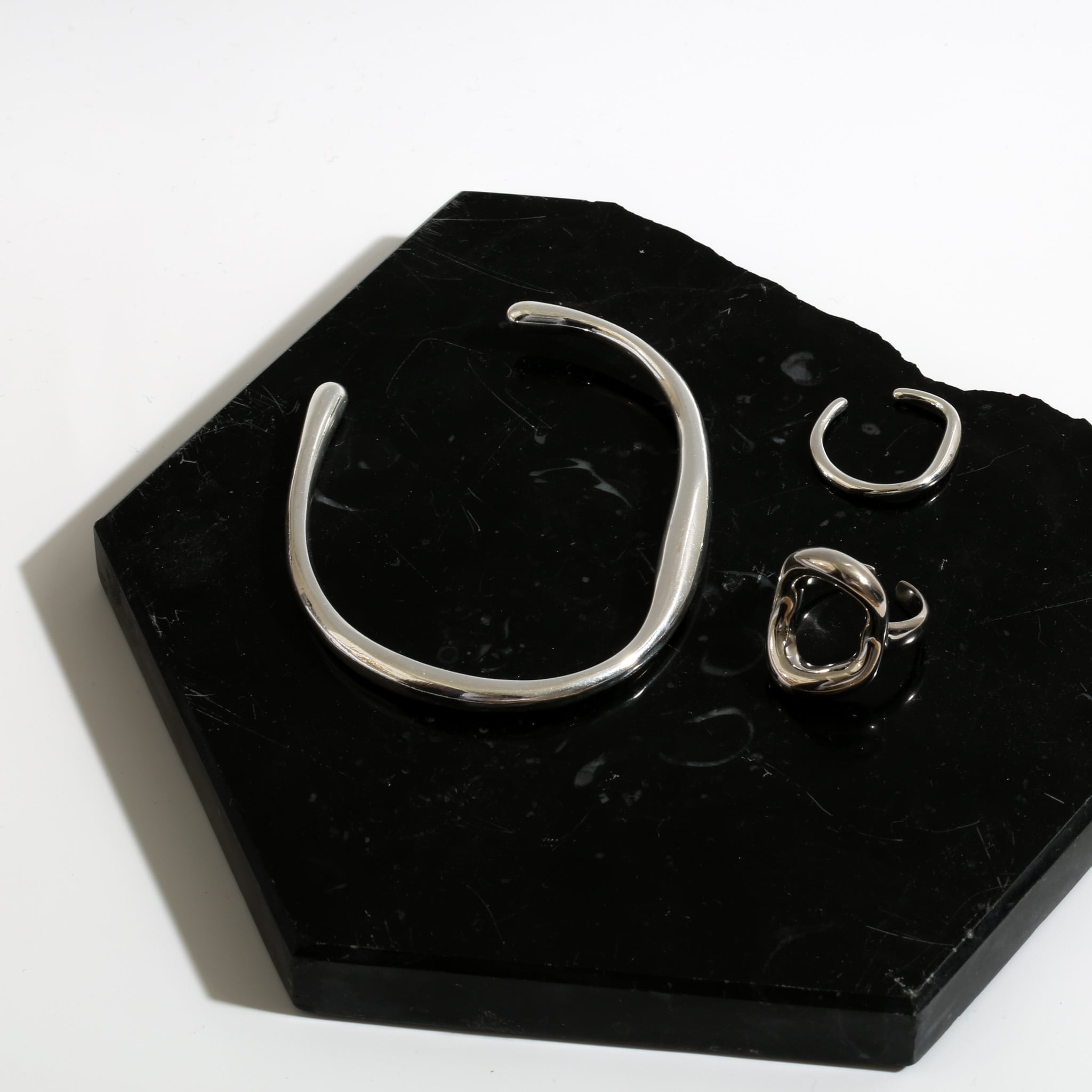 s925 Asymmetry Bangle | Lncs