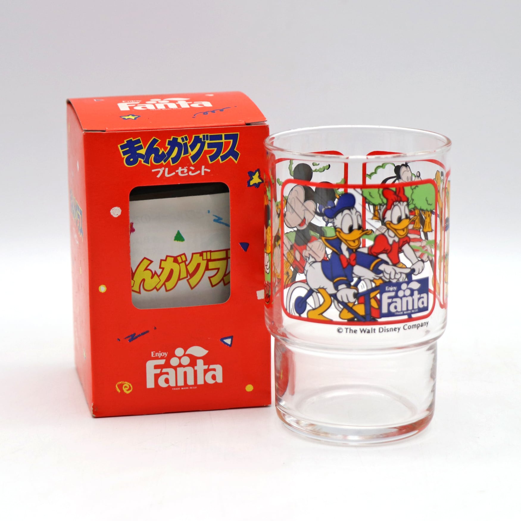 コカコーラ・Fanta・ディズニーまんがグラス・コップ・3個セット コカコーラ・Fanta・ディズニーまんがグラス・コップ・3個セット