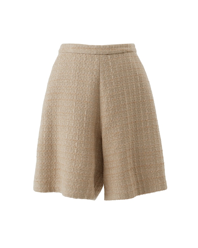 ツイードショートパンツ Alexy　キャメル