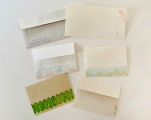 《ノエルの贈り物》濱島良子 リトグラフの封筒 HAMASHIMA Yoshiko