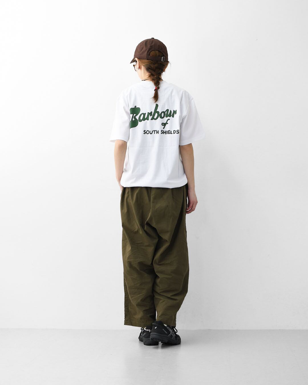 Barbour [バブアー] barbour crossby logo t-shirt [MTS1676] バブアー