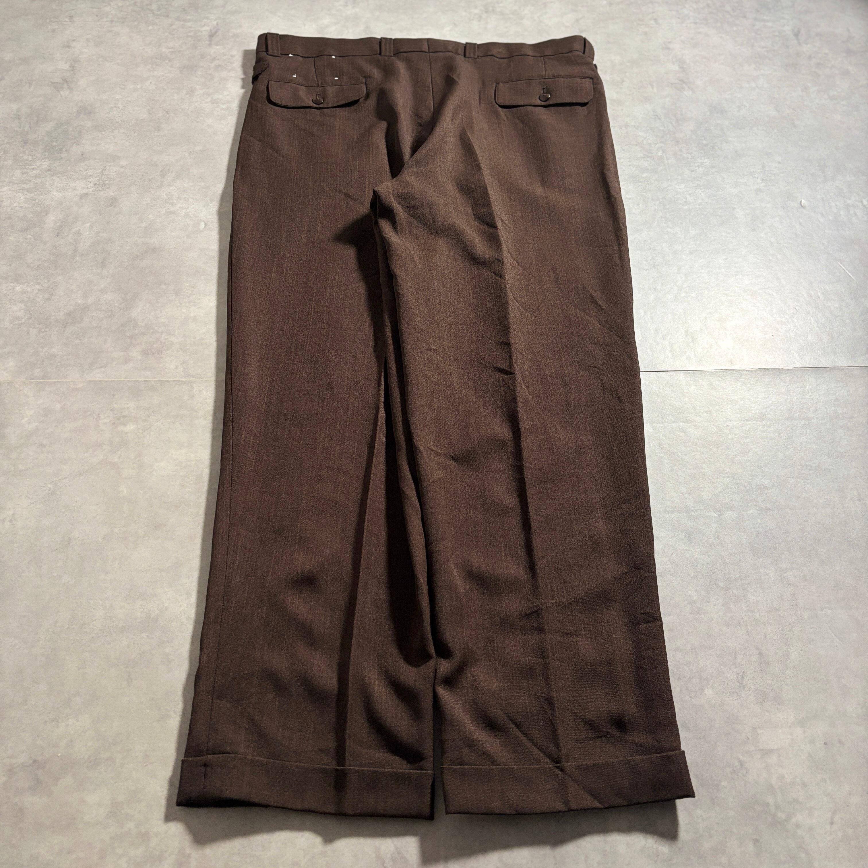 90s Smokey Joe's wide slacks brown | 1921_clothing_
